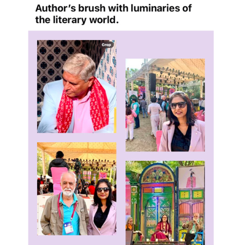 Author collage at JLF 1
